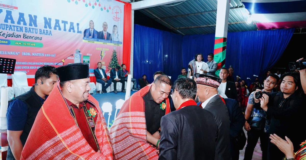 Bupati Batu Bara Ajak Umat Kristen Berdoa untuk Keselamatan Negeri pada Perayaan Natal Oikumene 2025