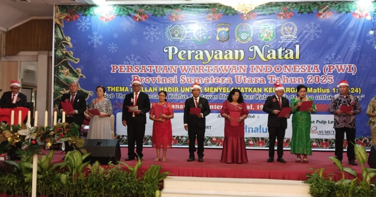 PWI Sumut Adakan Perayaan Natal Hotel Danau  Toba Internasional Berlangsung Hikmah Dan Penuh sukacita