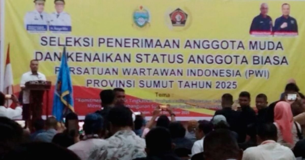 PWI Sumut Laksanakan Seleksi Penerimaan Anggota Muda Serta Ujian Kenaikan Status Angota Biasa Peserta Antusias