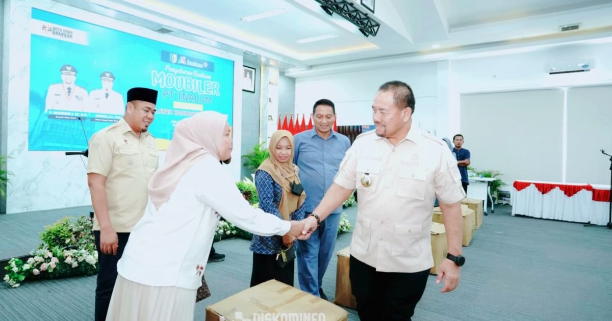 Pemkab Batu Bara Salurkan Bantuan 465 Paket Mobiler Sekolah dari PT Inalum