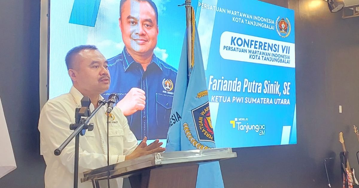 Konferensi PWI Tanjungbalai, Ini Pesan Ketua PWI Sumut ; Dukung yang Menang Rangkul Yang Kalah