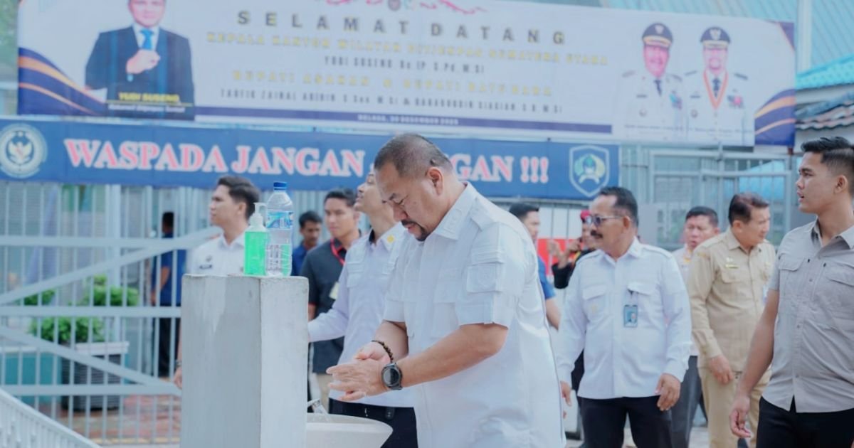 Bupati Baharuddin Hadiri Serah Terima Jabatan dan Pisah Sambut Kepala Lapas Kelas IIA Labuhan Ruku