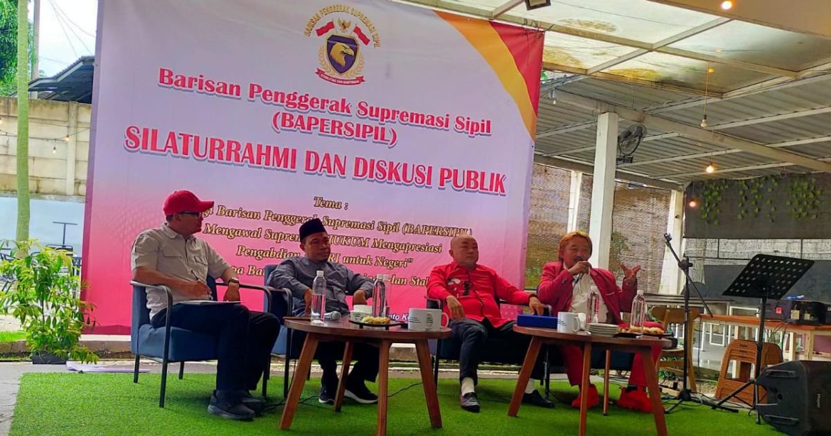 BAPERSIPIL Gelar Diskusi Publik, Soroti Upaya Politisasi Bencana dan Diskreditkan Pemerintah