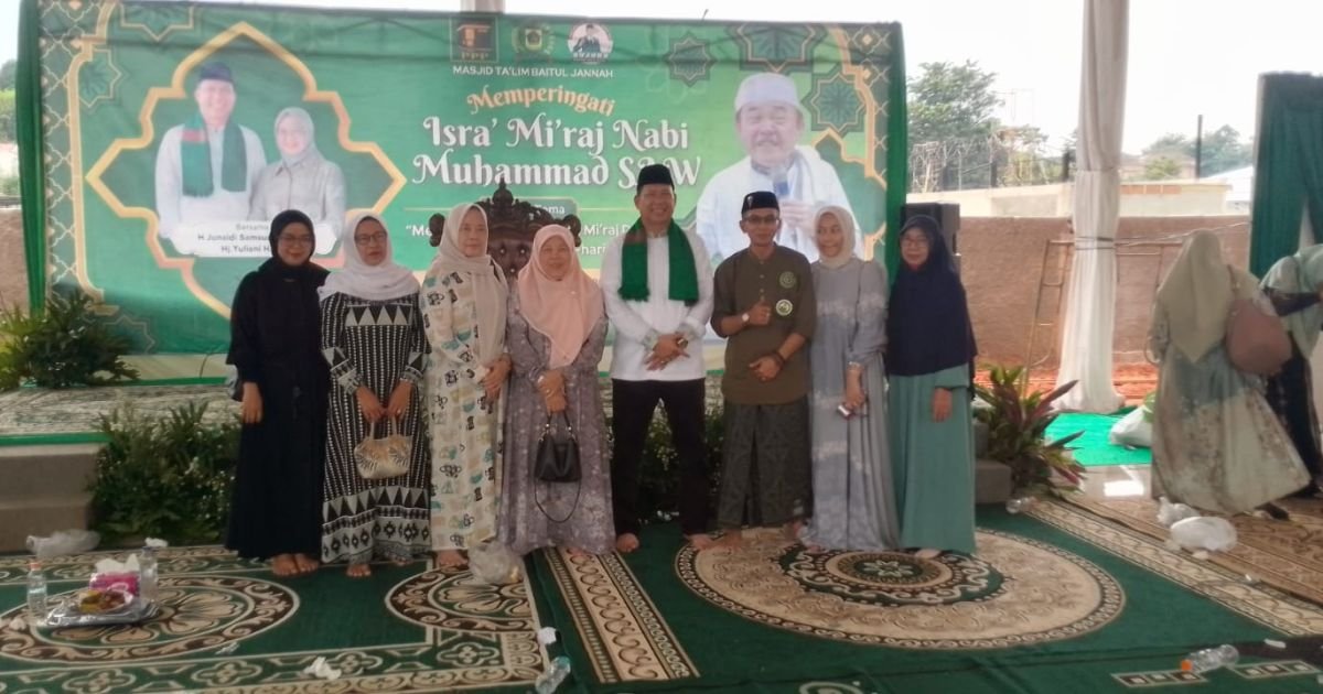 ‎Ribuan Jamaah Hadiri Peringatan Isra dan Mi\'raj di Majlis Ta\'alim Baitul Jannah Limusnunggal