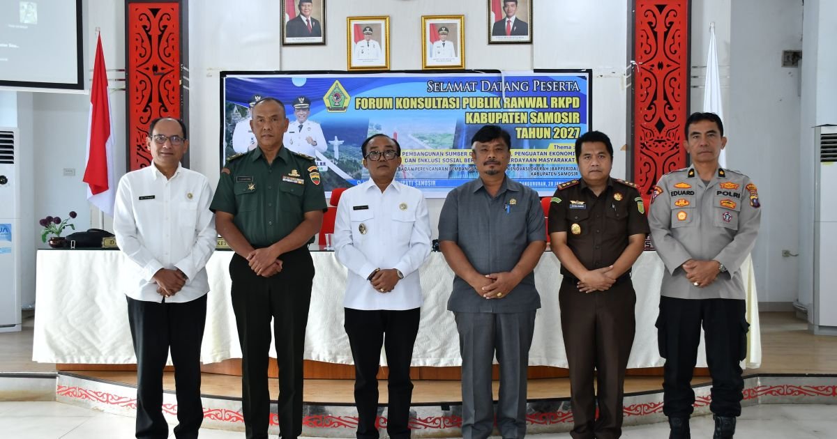 Ranwal RKPD 2027, Wabup Samosir Tekankan Pemerataan Pembangunan Berkelanjutan