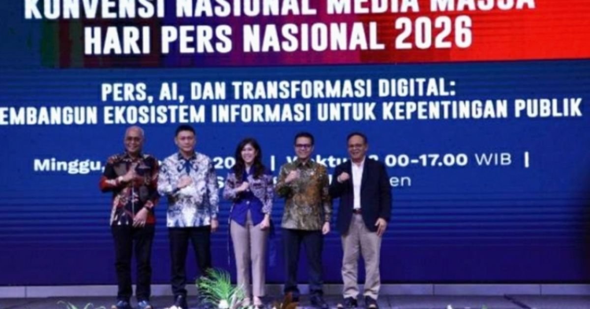 Menkomdigi Meutya Hafid Buka Komvensi Nasional Media Masa Pers IA  Dalam Rangka HPN Tahun 2026
