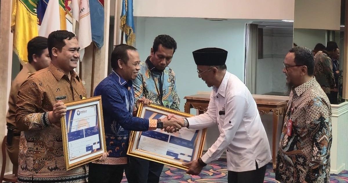 Ombudsman RI Perwakilan Provinsi Lampung,Berikan Penghargaan Opini Pelayanan Publik kepada ATR/BPN Kabupaten Mesuji