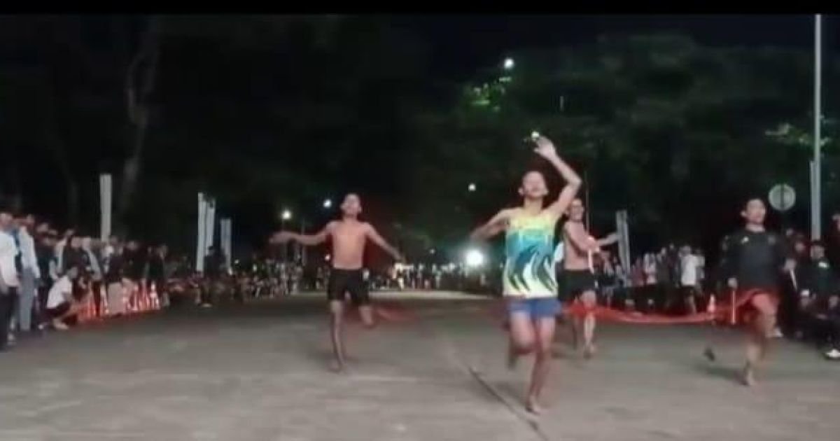 200 Pelari Ramaikan Bogor Balap Lari Malam di Area VVIP Pakansari