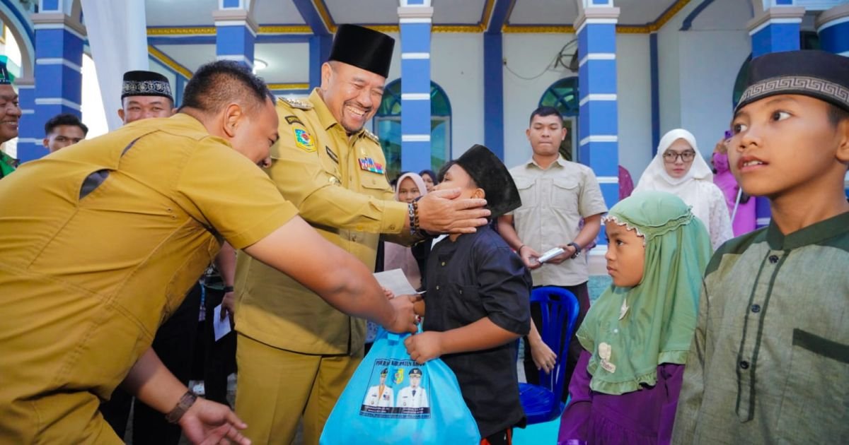 Pererat Silaturahmi, Bupati Baharuddin Safari Ramadhan ke - 6 Di Desa Sei Balai