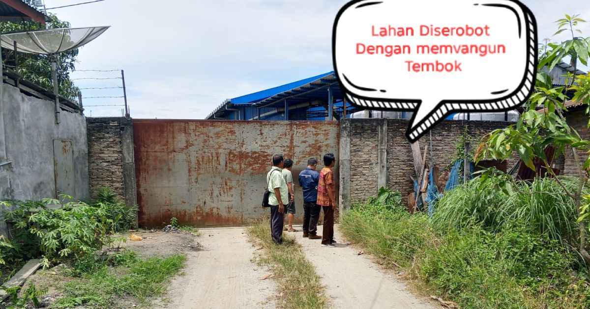 Inkrah hingga MA, Tembok Wajib Dibongkar! Azhar Lubis  Desak Pengadilan Negeri Tanjung Balai Segera Eksekusi Lahan 16 Meter Di Asahan