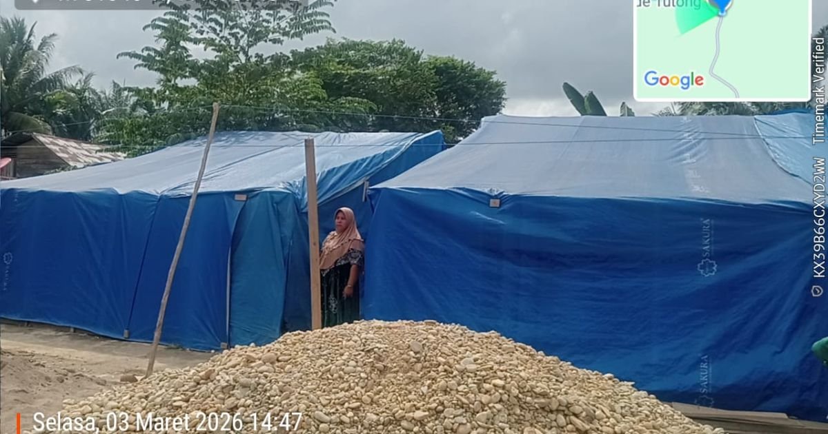 Tiga Bulan Pascabanjir, Warga Pante Labu Masih Bergelut di Bawah Tenda Darurat,Kebutuhan Pangan Kritis