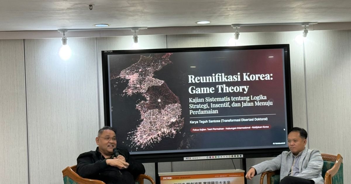 Menlu Sugiono Dinilai Wajib Baca Buku “Reunifikasi Korea: Game Theory” Karya Teguh Santosa