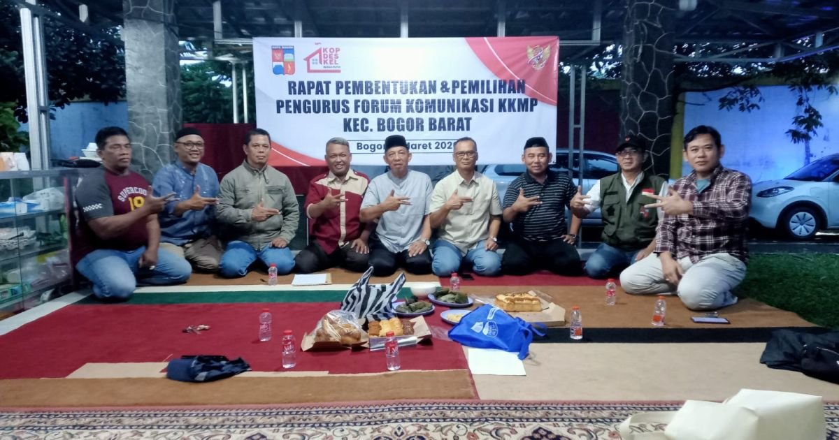 FORKOM Resmi Terbentuk, Siap Akomodir Aspirasi KKMP Se Kecamatan Bogor Barat