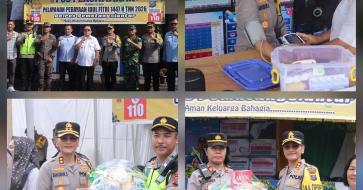Kapolres Pematang Siantar Bersama Forkopimda Kunjungi Pos Pam Dan Yan Ops Ketupat Toba 2026