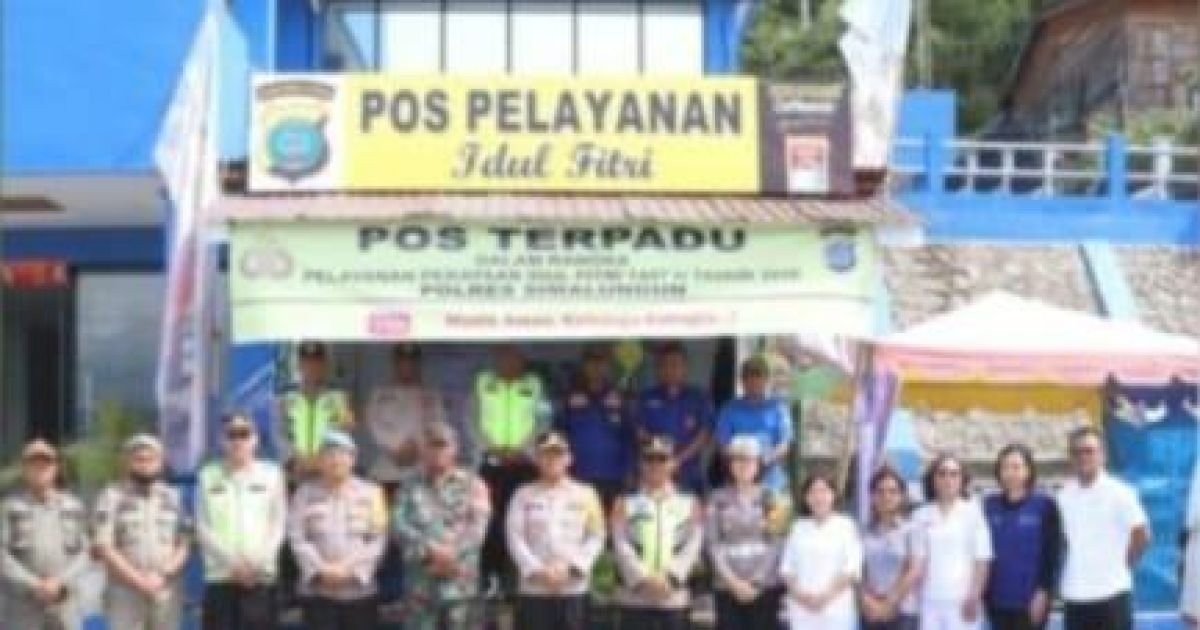 Kapolres Simalungun Terjun Langsung Tinjau Pos Pam Hingga Naiki Kapal Ferry Di Pelabuhan Tiga Ras