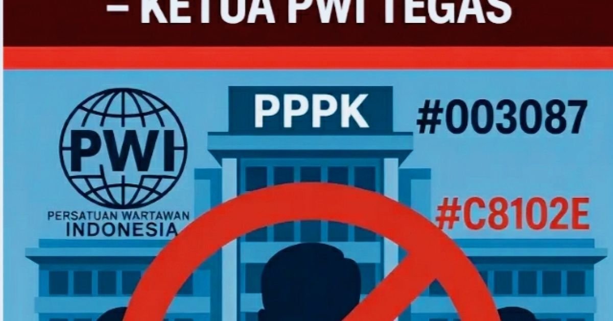 Lulus PPPK Atau ASN Anggota PWI Otomatis Gugur Dari Keanggotaan