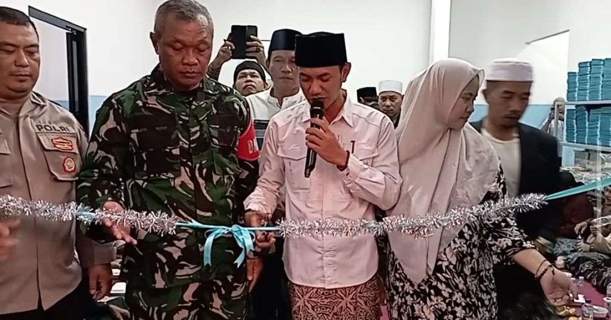 Kepala Desa Purasari Meresmikan Dapur MBG,Perkuat Layanan Gizi