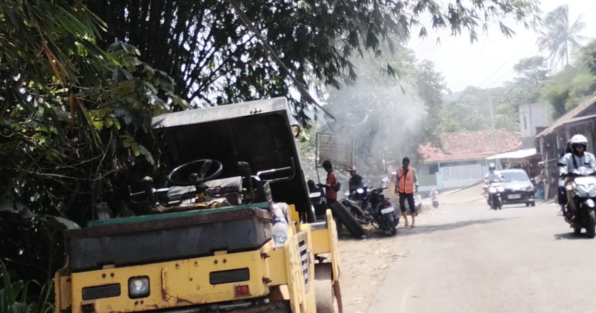 Akhirnya Jalan Cagak Panjaungan Mulai Ditambal,Akabat Sorotan Publik Paksa Perbaikan Jalan Nanggung