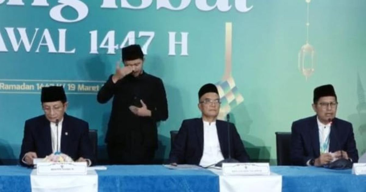 Kemenag RI Tetapkan Hasil Sidang Isbat 1447 Hijiriah Tahun 2026 1 Syawal Jatuh Pada Hari Sabtu 21 Maret 2026