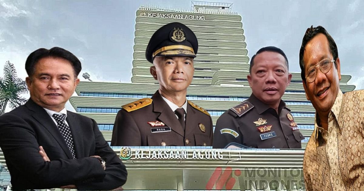 Nama-nama Potensial Jaksa Agung Muncul :  Yusril Iza Mahendra, Mahfud MD, Reda Manthovani, dan Febrie Ardiansyah