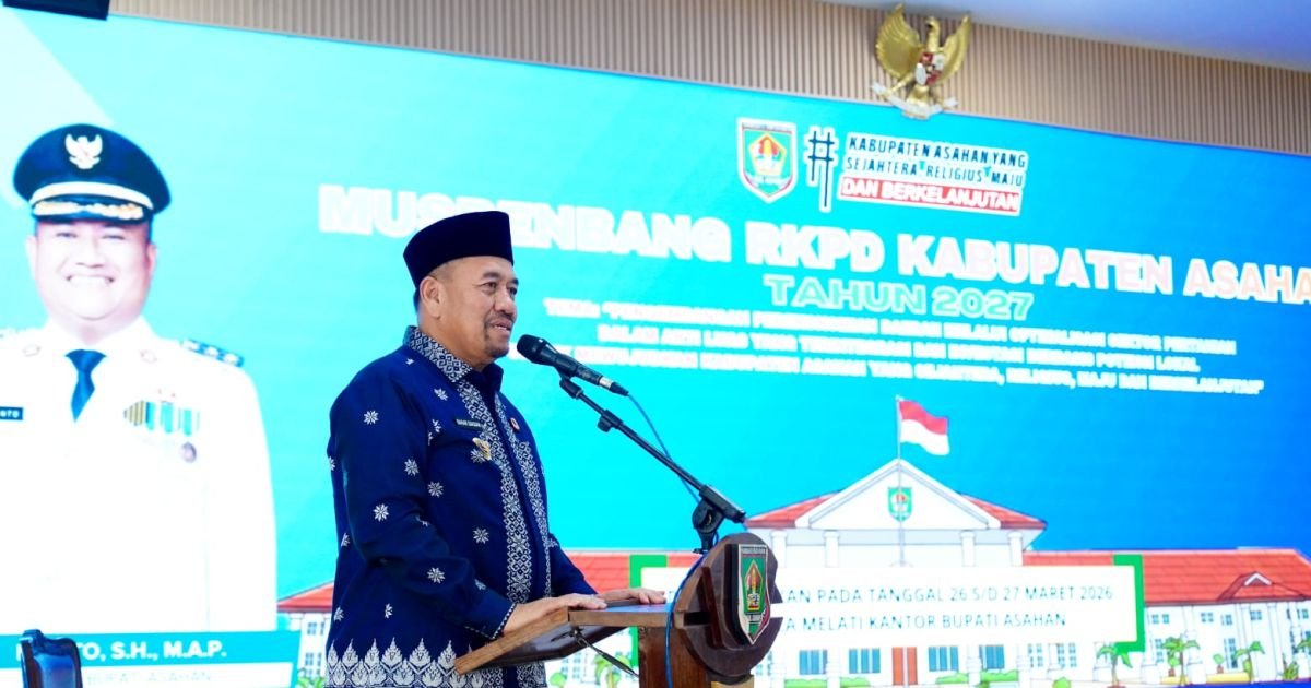 Dorong Sinergi Pembangunan Antarwilayah, Bupati Batu Bara Hadiri Musrenbang RKPD Kabupaten Asahan 2027