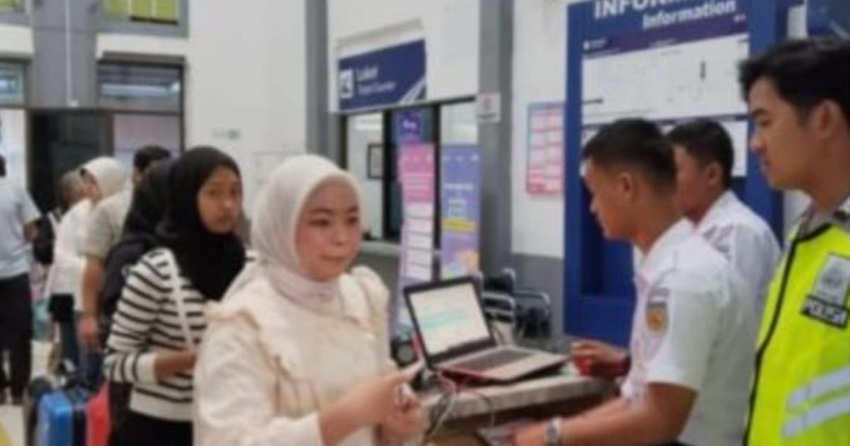 Pasca Ops Ketupat Toba 2026, Polsek Siantar Barat Amankan Arus Balik Di Stasiun Kereta Api
