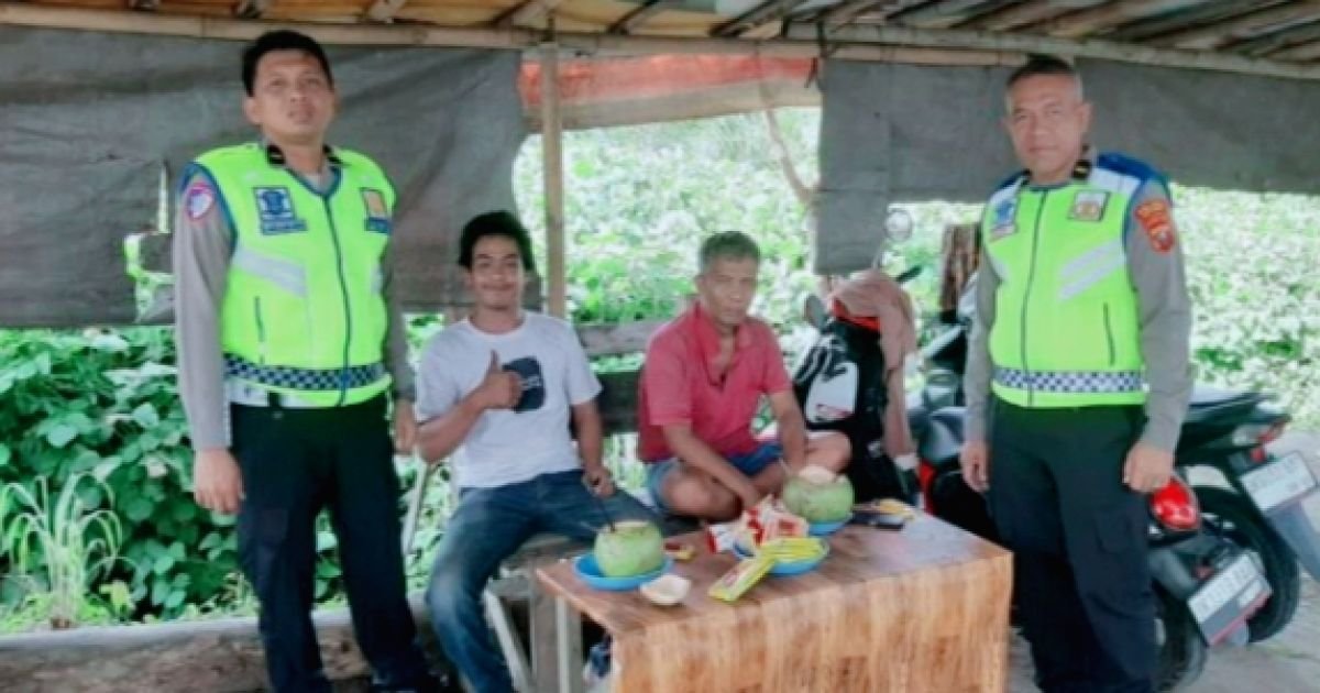 Satlantas Polres Batu Bara Mengelar Polisi Menyapa