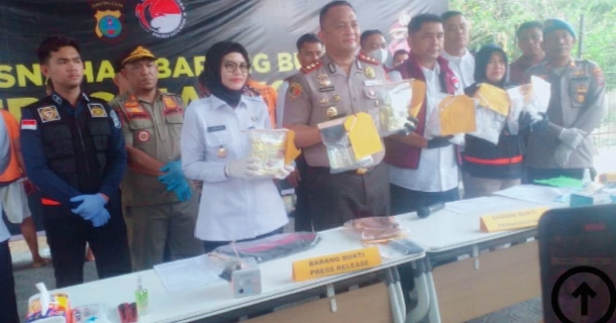 Polres Batu Bara Gagalkan Peredaran 2 Kg Sabu Dan Musnahkan Barang Bukti Narkotika