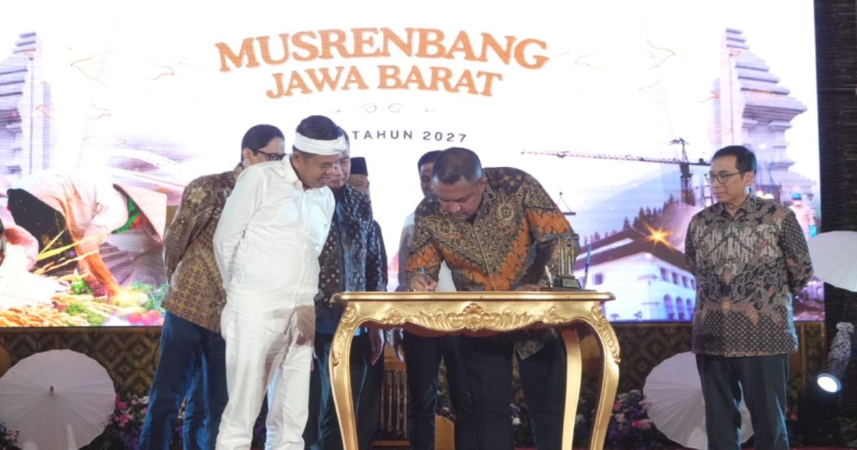 Rudy Susmanto Tekankan Penguatan Sinergi Pembangunan dengan Pemprov Jabar pada Musrenbang Jabar RKPD 2027