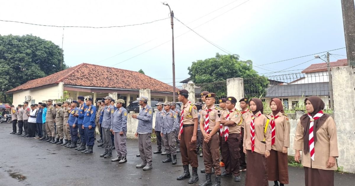 Pramuka Kwaran Cariu Gelar Karya Bakti Lebaran