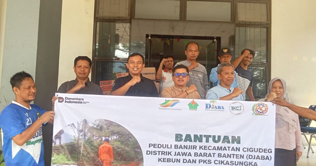 Aksi Kemanusiaan FKJBP Bogor Barat Sinergitas: PTPN IV Salurkan Bantuan Logistik Korban Banjir dan Longsor di Cigudeg