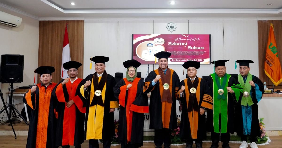 Komitmen Tingkatkan Kualitas SDM, Bupati Batu Bara Raih Gelar Doktor di UINSU