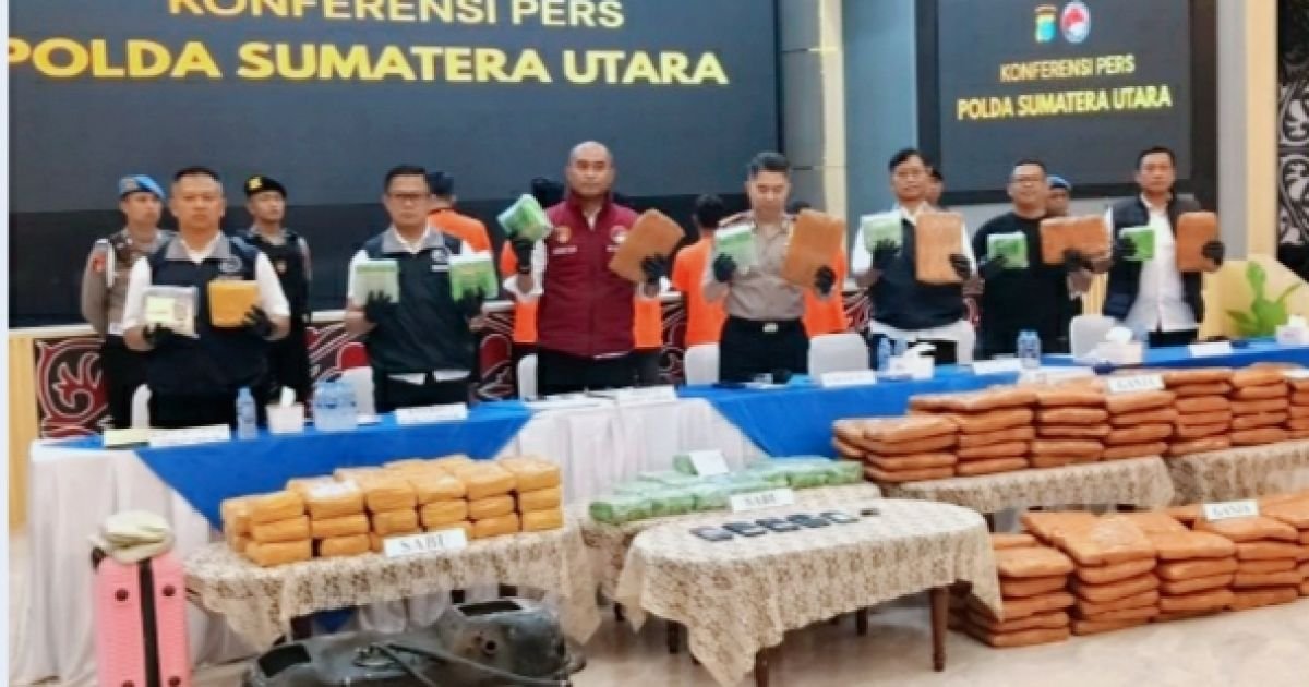Dirres Narkoba Polda Sumatera Utara Ungkap Penyeludupan Narkoba Mudus Baru Tujuan Tangerang