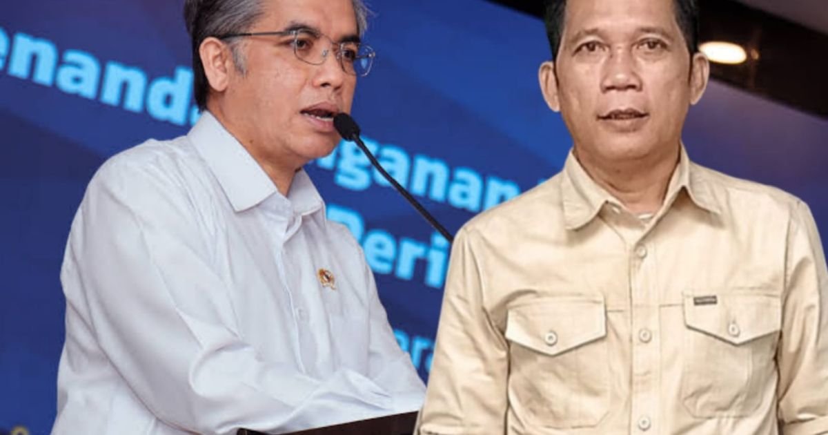 Ket Foto : Menteri Ketenagakerjaan RI dan Muksin Nasir Sekjen MataHukum