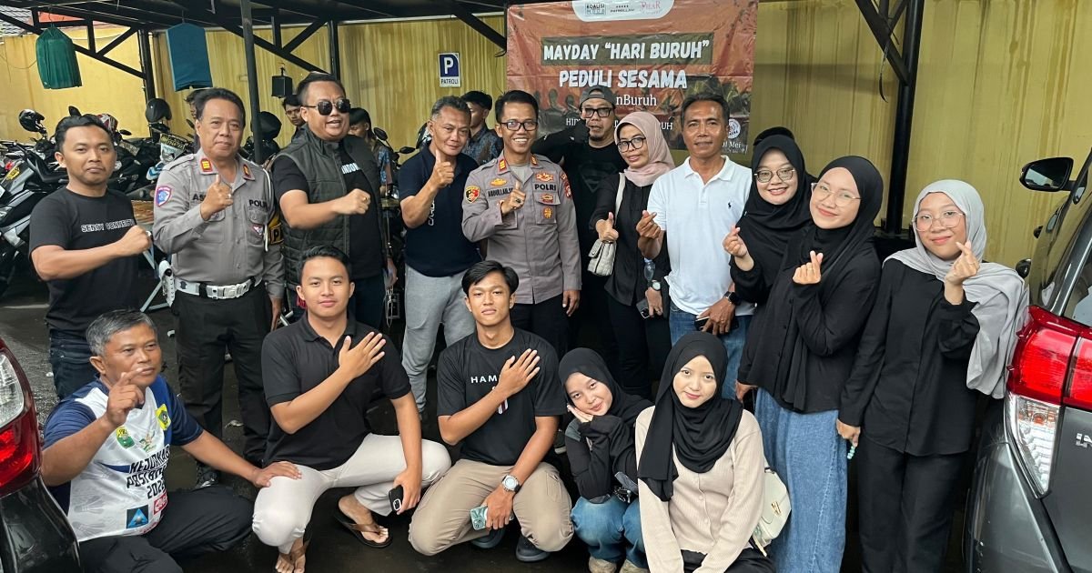 Peringatan May Day di Bojonggede, Pilar Foundation Bagikan 1.000 Paket Sembako Bersama Koalisi Indonesia Muda dan PATROLLAW