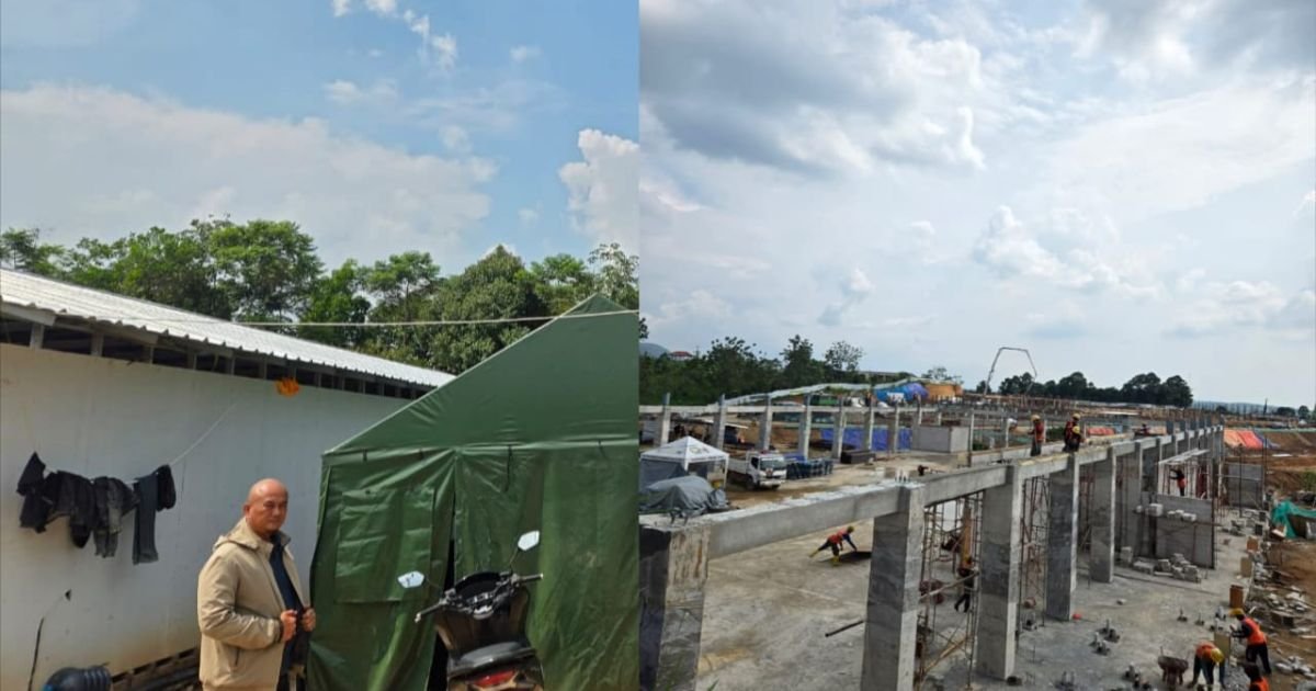 Ket  Foto :Ketua LSM Genpar Inspeksi Mendadak Ke Lokasi Proyek Pembangunan Sekolah Rakyat di Desa Sipak,Kecamatan Jasinga, Kabupaten Bogor