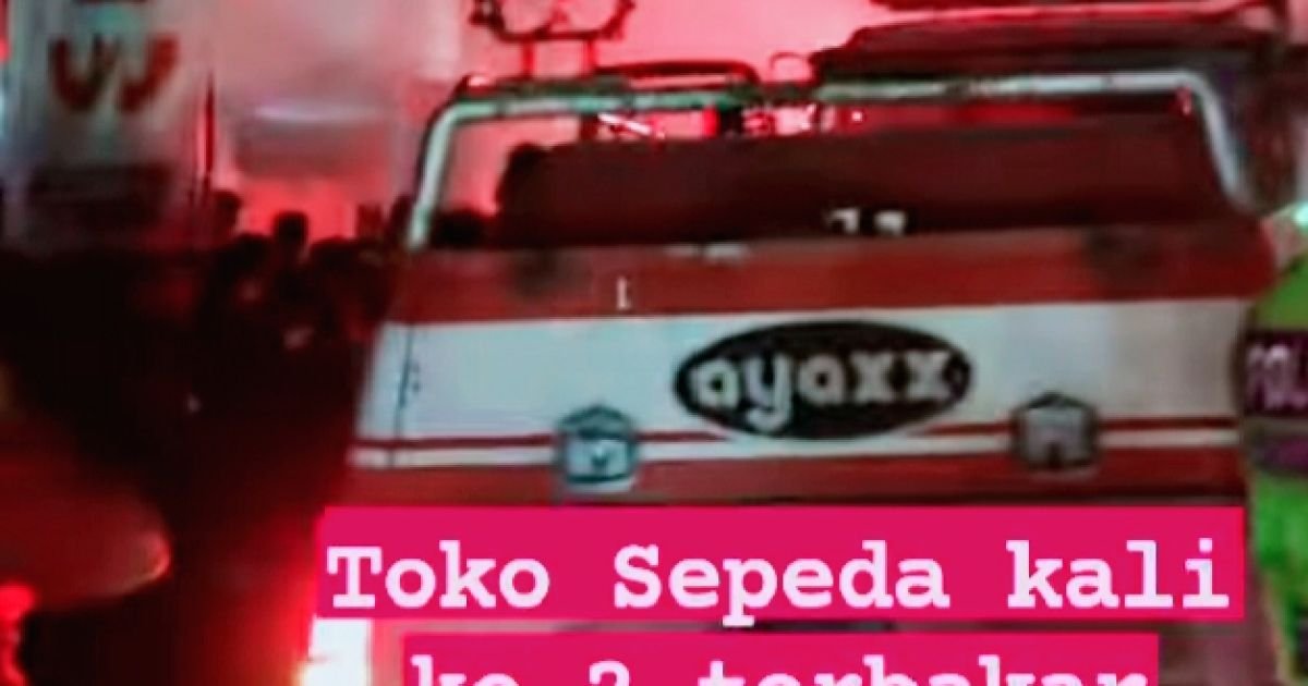 Ruko Sepeda Di Indrapura Dilalap Sijago Merah Akibatkan Kerugian Puluhan juta