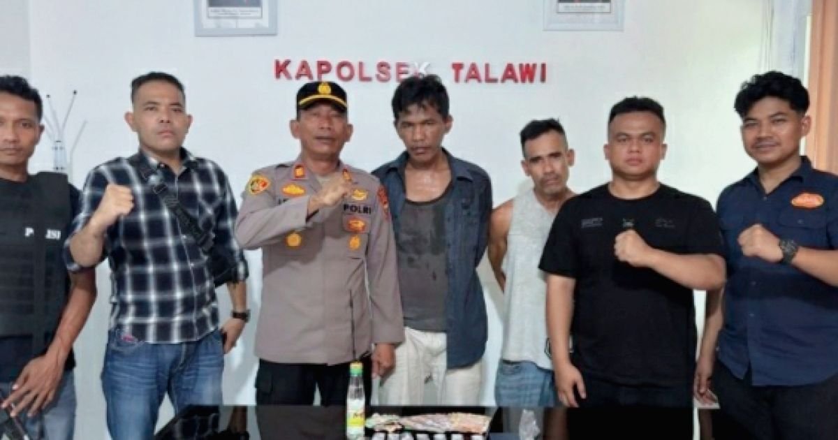 Reskrim Polsek Talawi Polres Batu Bara Ungkap Kasus Narkotika dan Amankan 2 Pria Diduga Mengedarkan Barang Haram