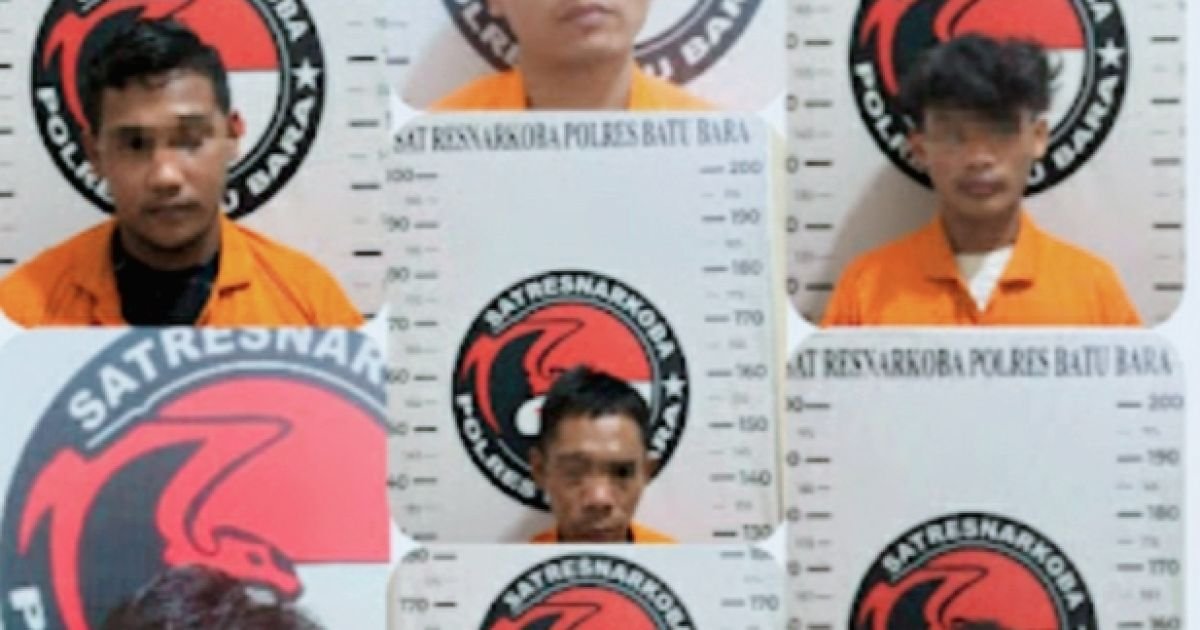 Terus Bergerak Satresnarkoba Polres Batu Bara Oprasi Antik Toba 2026 Meringkus 7 Tersangka