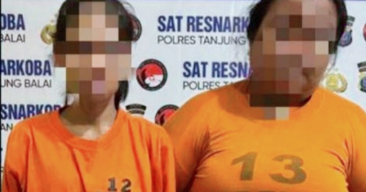 Dua Perempuan Diduga  Pengedar Sabu Diamankan  Satresnarkoba Polres Tanjungbalai