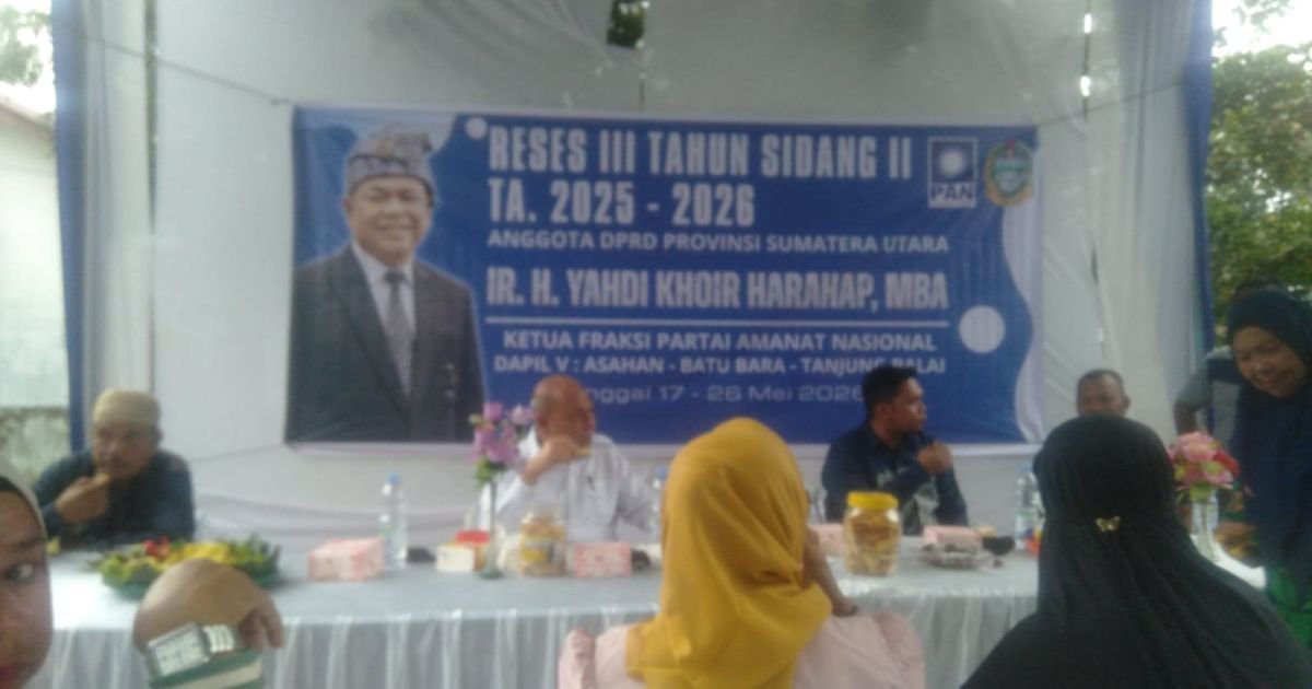 Masyarakat Banyak Menerima Informasi di Reses Anggota DPRD Prov Sumut IR Yahdi Khoir Harahap MBA