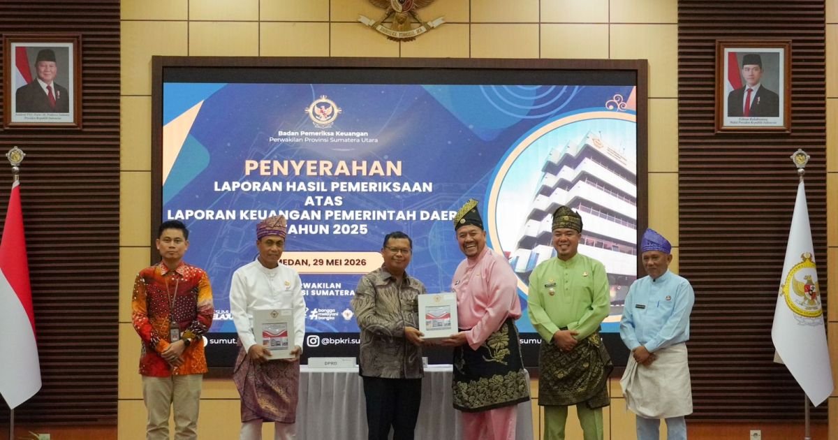 Bupati Batu Bara Terima LHP dari BPK RI, Pemkab Batu Bara Raih Opini WTP
