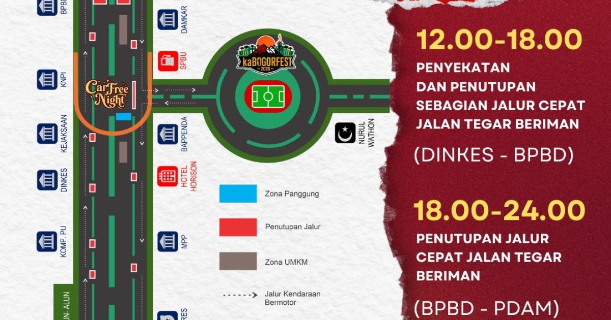 Car Free Night Istimewa Akan Hadirkan Suasana Malam Penuh Warna