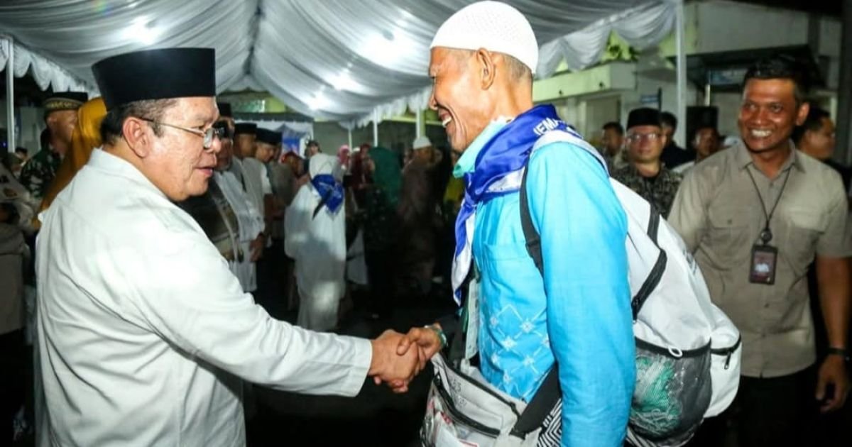 Wali Kota Wesly Sambut Kepulangan Jamaah Haji/Hajjah Pematangsiantar