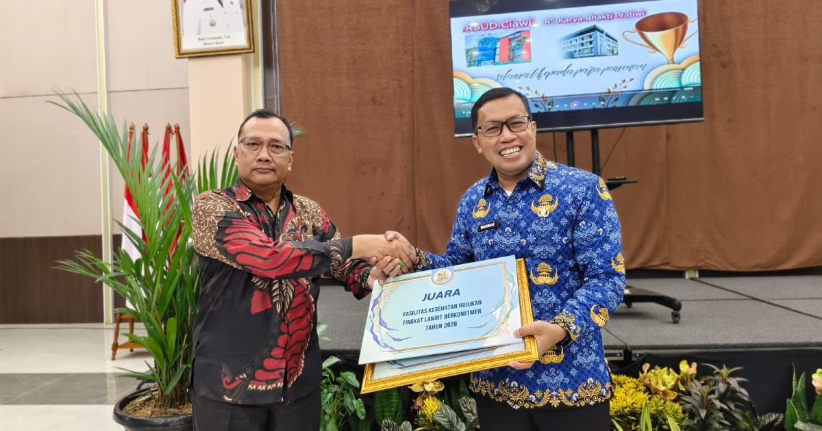 RSUD DR. KH. Idham Chalid Ciawi Raih Penghargaan FKRTL Berkomitmen 2026 Dari BPJS Kesehatan