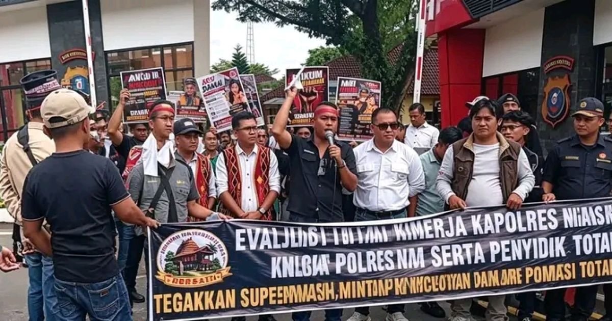 Aksi Jilid II di Mapolda Sumut : Kinerja Polres Nias Dipertanyakan,Minta Pencopotan dan Reformasi Total