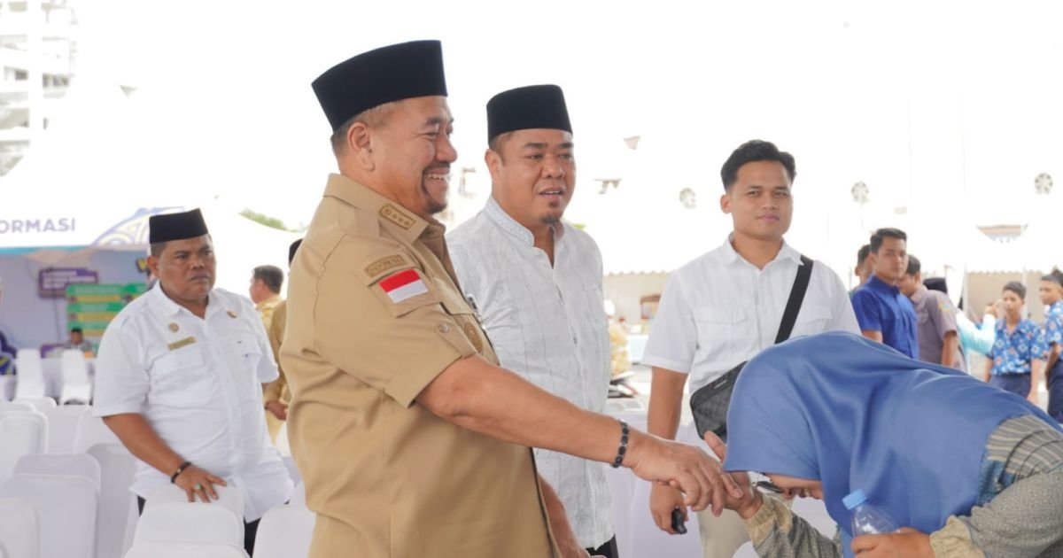 Kafilah Batu Bara yang Lolos Final MTQ ke-40 Tingkat Sumatera Utara di Beri Semangat Bupati Baharuddin Siagian