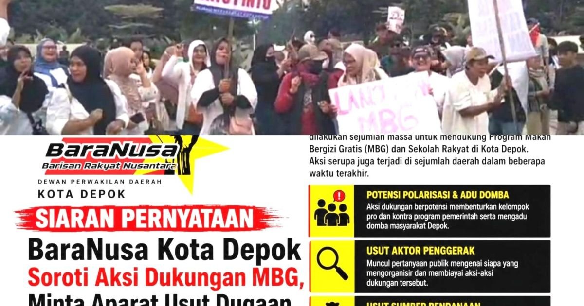 Pro-Kontra Dua Aksi Damai Menuainya Program MBG
