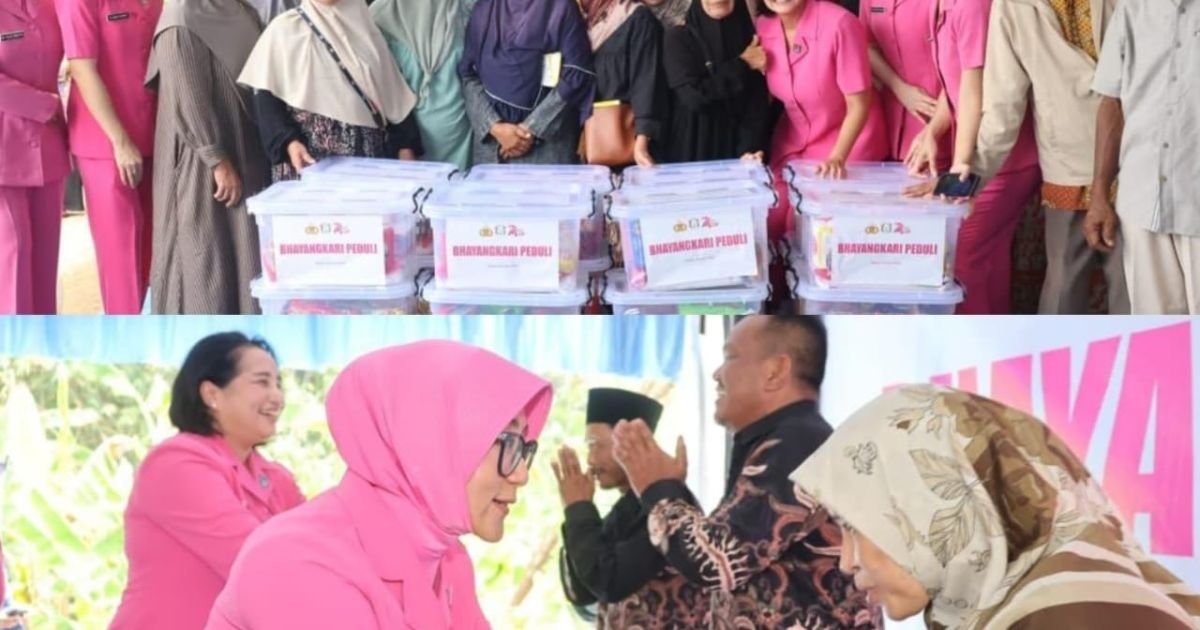 Gelar Kegiatan Sosial Bhayangkari PMJ Bagikan 750 Paket Sembako di Bojongsari Depok