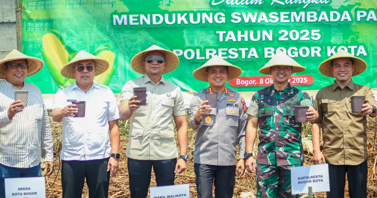 Pemkot Bogor Dukung Swasembada Pangan Inisiasi Polri